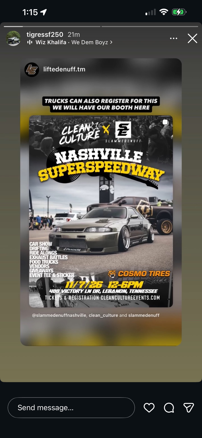 Clean Culture × Slammedenuff Nashville event artwork