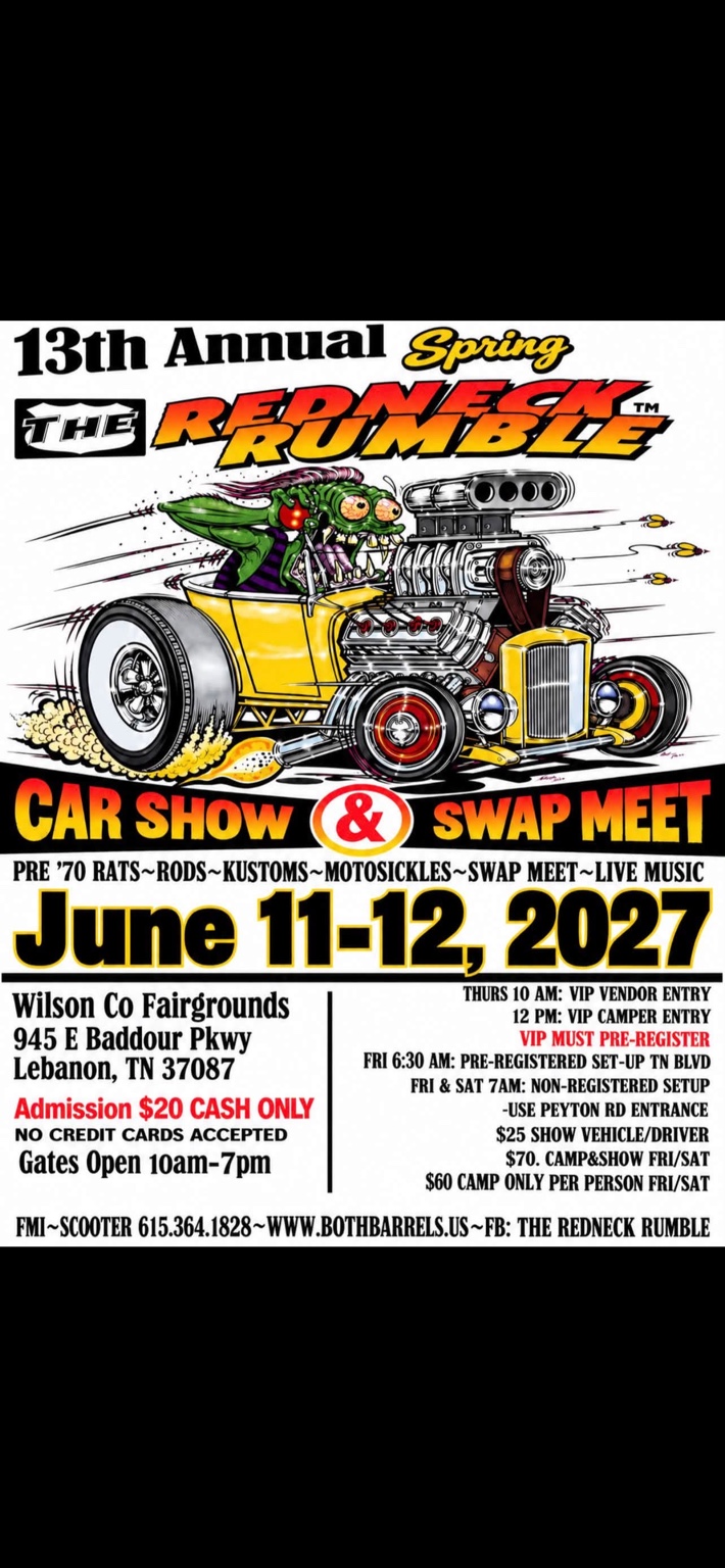 Spring Redneck Rumble event artwork