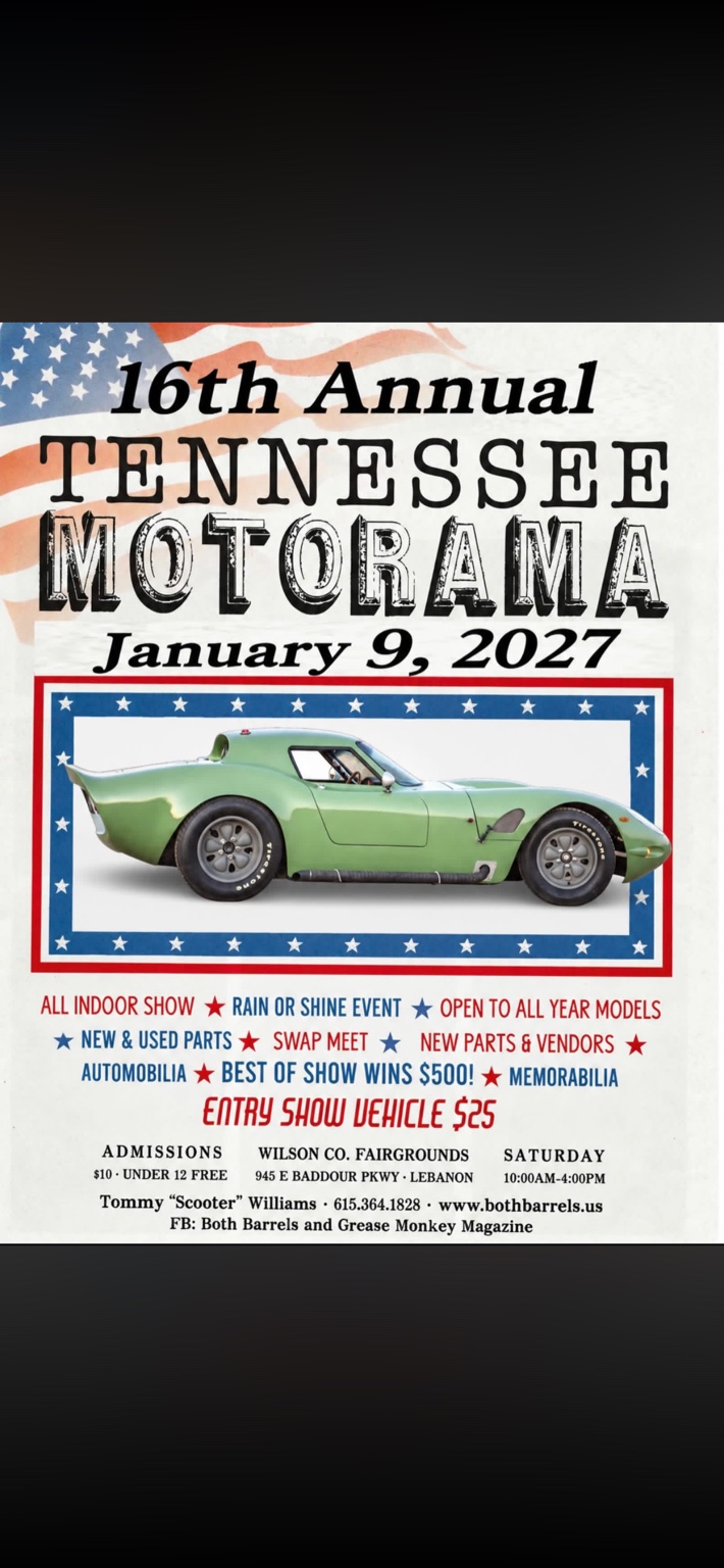 Tennessee Motorama event artwork