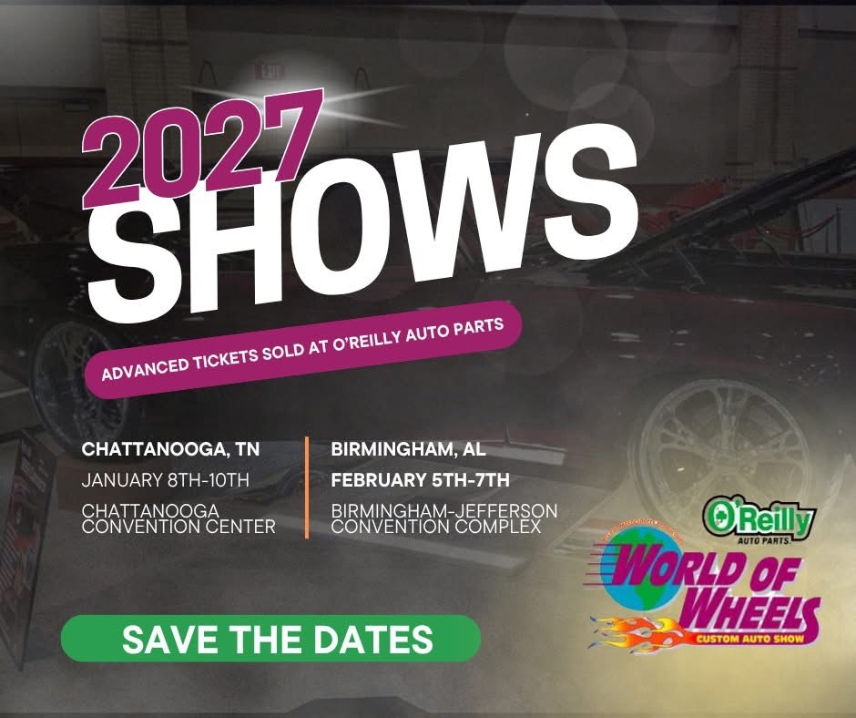 World of Wheels Chattanooga event artwork