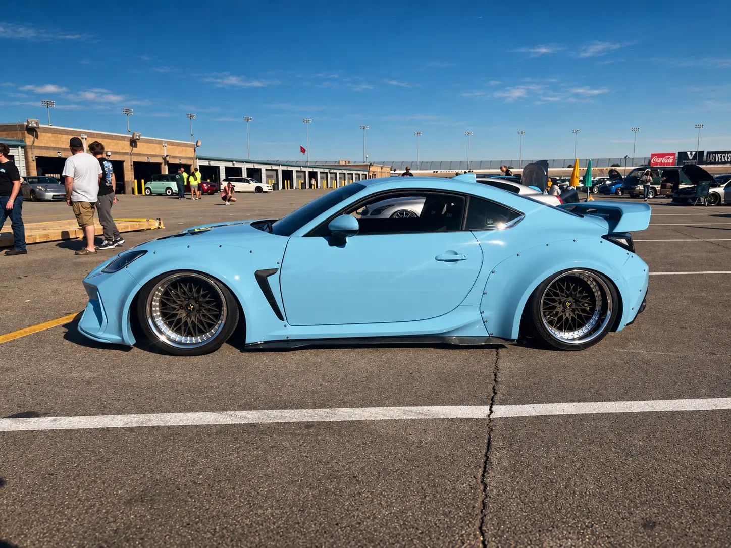 Light blue widebody Porsche at ImportAlliance Nashville Fall 2026